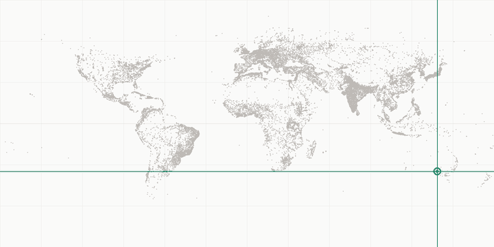 World map highlighting the position of Adelaide