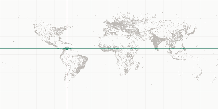 World map highlighting the position of Barquisimeto