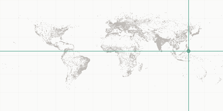 World map highlighting the position of Budta