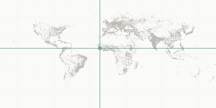 World map highlighting the position of Conakry