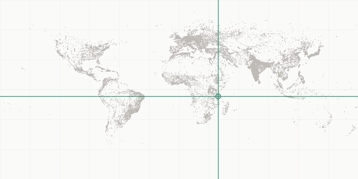 World map highlighting the position of Dar es Salaam