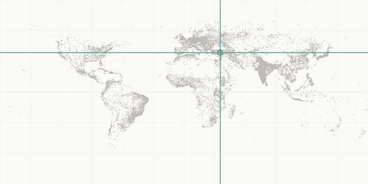 World map highlighting the position of Kayseri