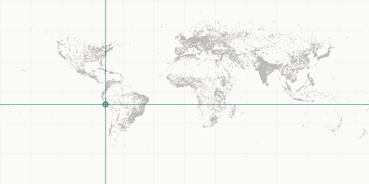 World map highlighting the position of Lima