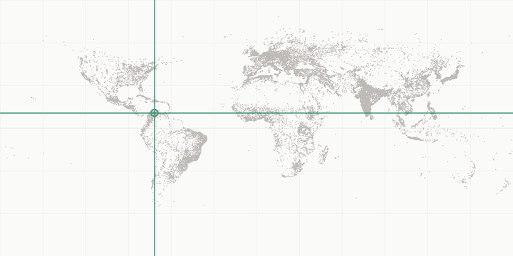 World map highlighting the position of Maracaibo