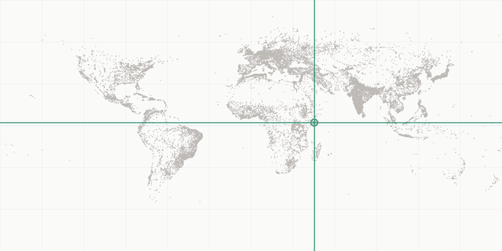 World map highlighting the position of Mogadishu