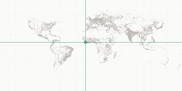 World map highlighting the position of Monrovia