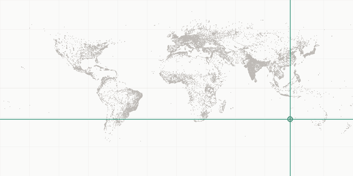 World map highlighting the position of Perth