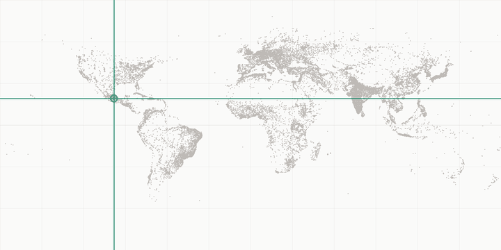 World map highlighting the position of Puebla