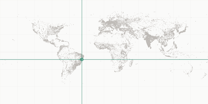 World map highlighting the position of Salvador