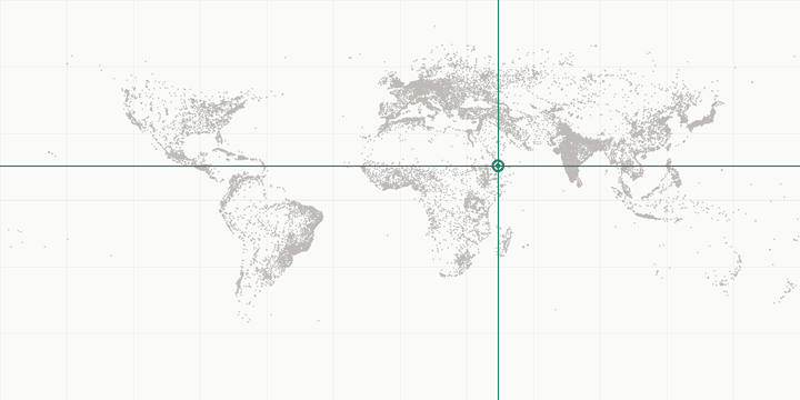 World map highlighting the position of Sanaa