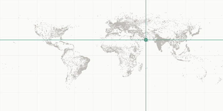World map highlighting the position of Sharjah