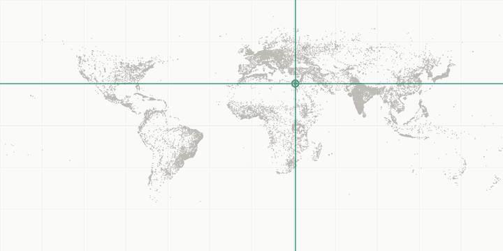 World map highlighting the position of Shubrā al Khaymah